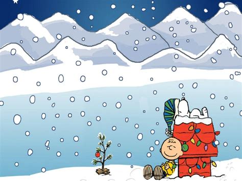 peanuts christmas wallpaper